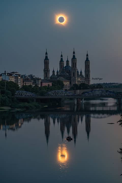Total Solar Eclipse Over Spain