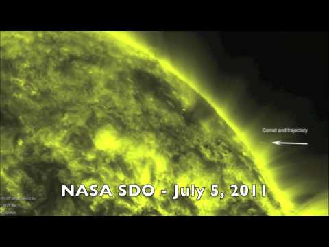 Comet and CME on the Sun