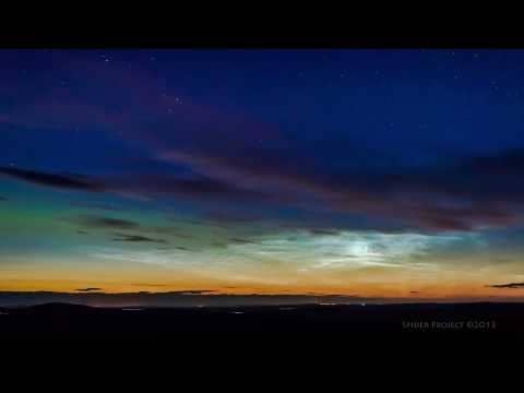 Noctilucent Clouds and Aurora Over Scotland