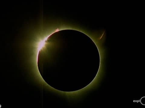 Cheering a Total Solar Eclipse