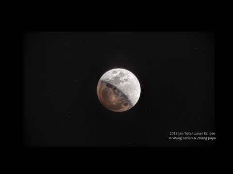 The Moon During a Total Lunar Eclipse