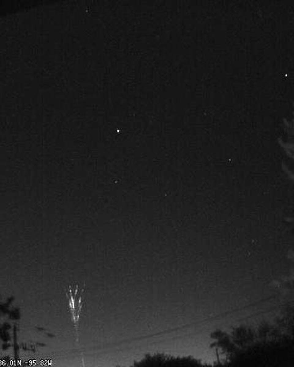 Gigantic Jets Over Oklahoma