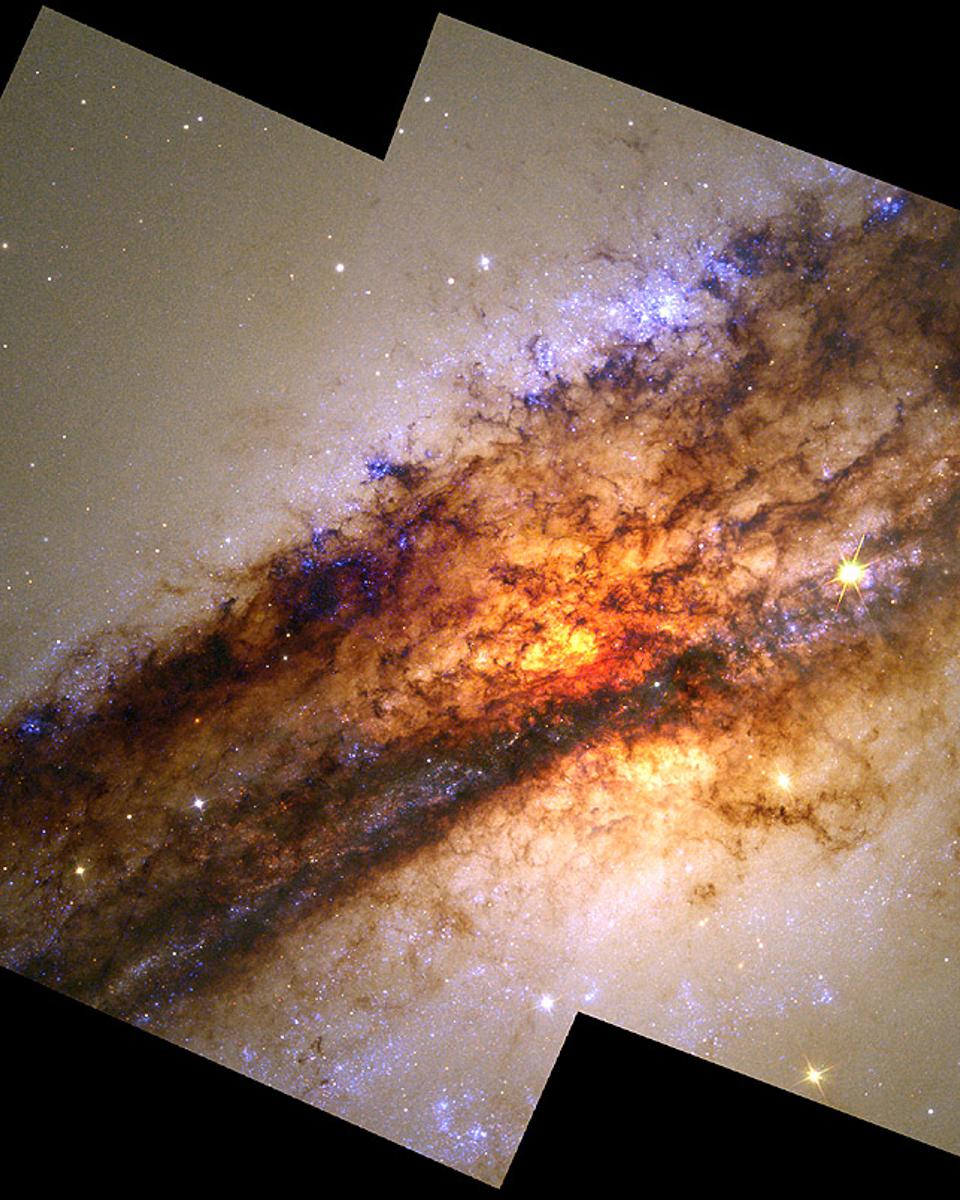 The Center of Centaurus A