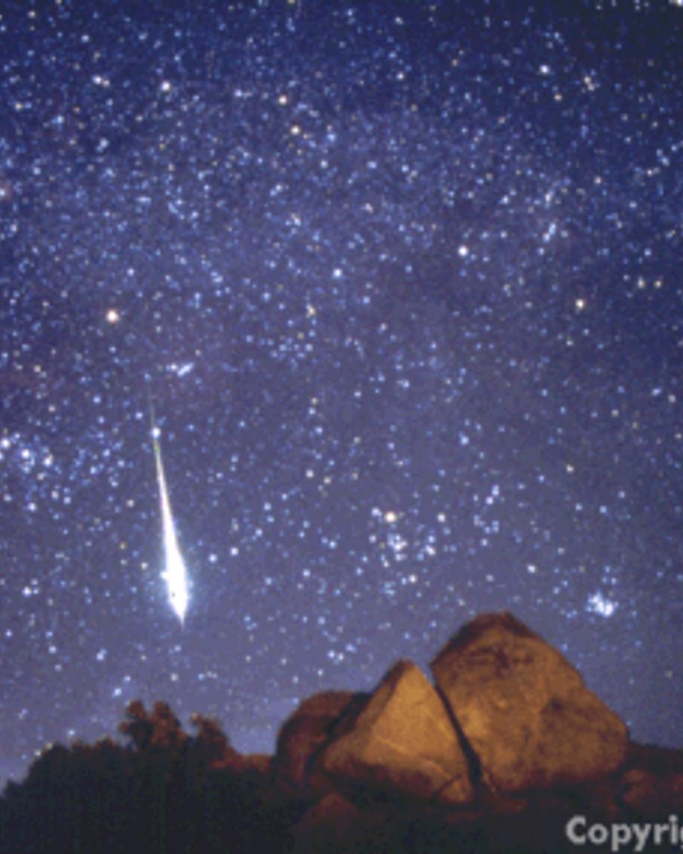 A Meteor Over the Anza-Borrego Desert