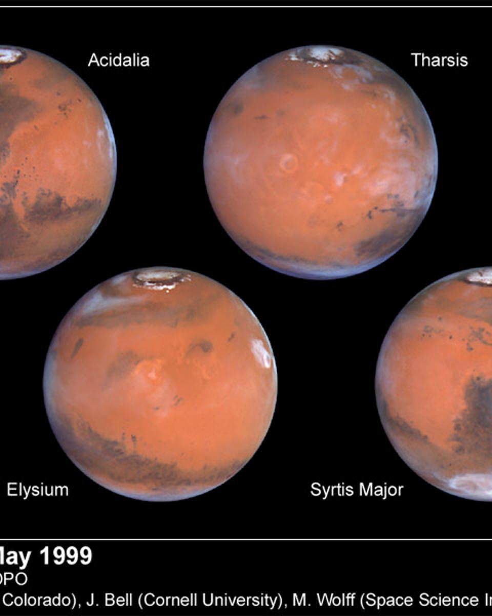 Four Faces of Mars
