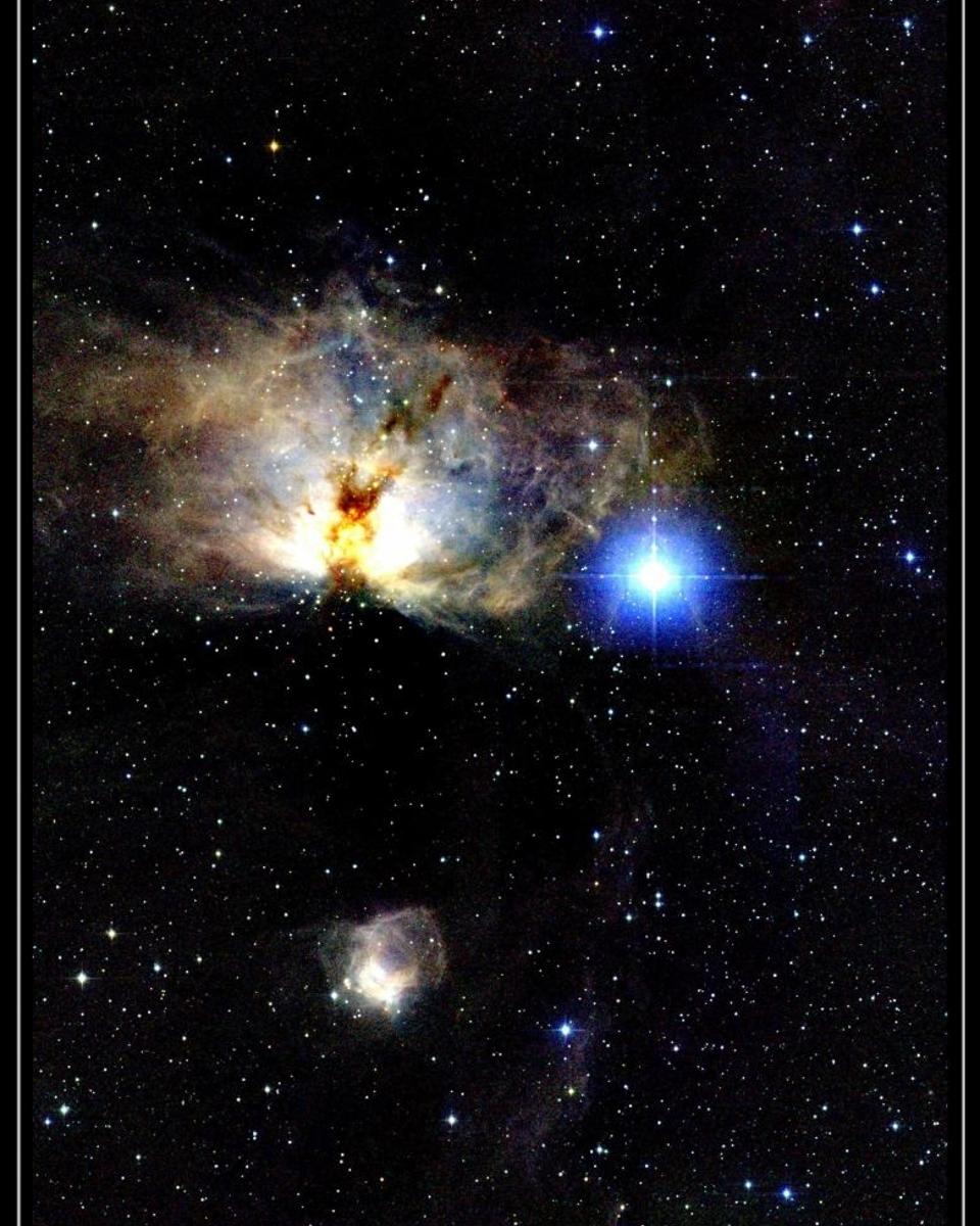 The Flame Nebula in Infrared