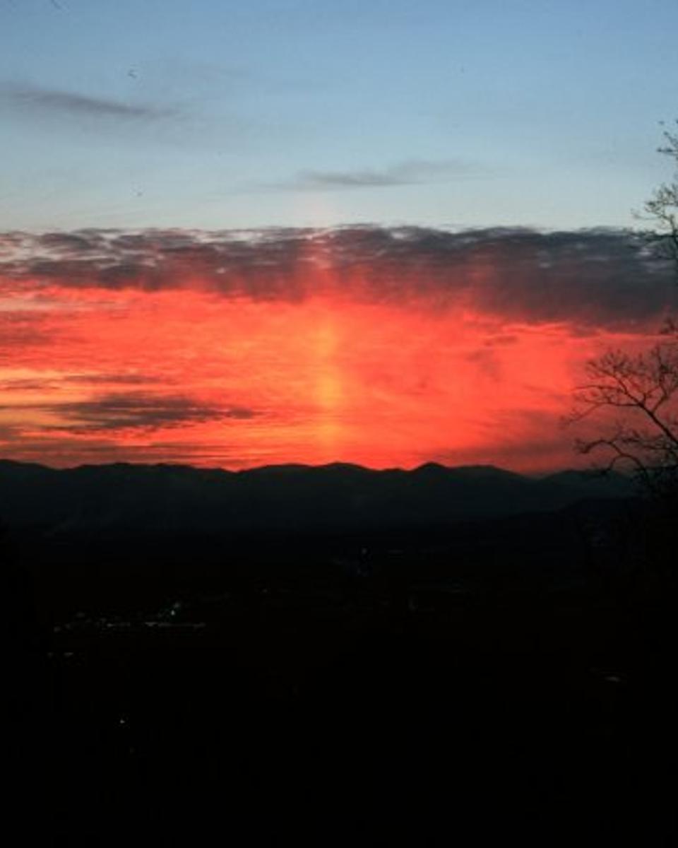 A Sun Pillar