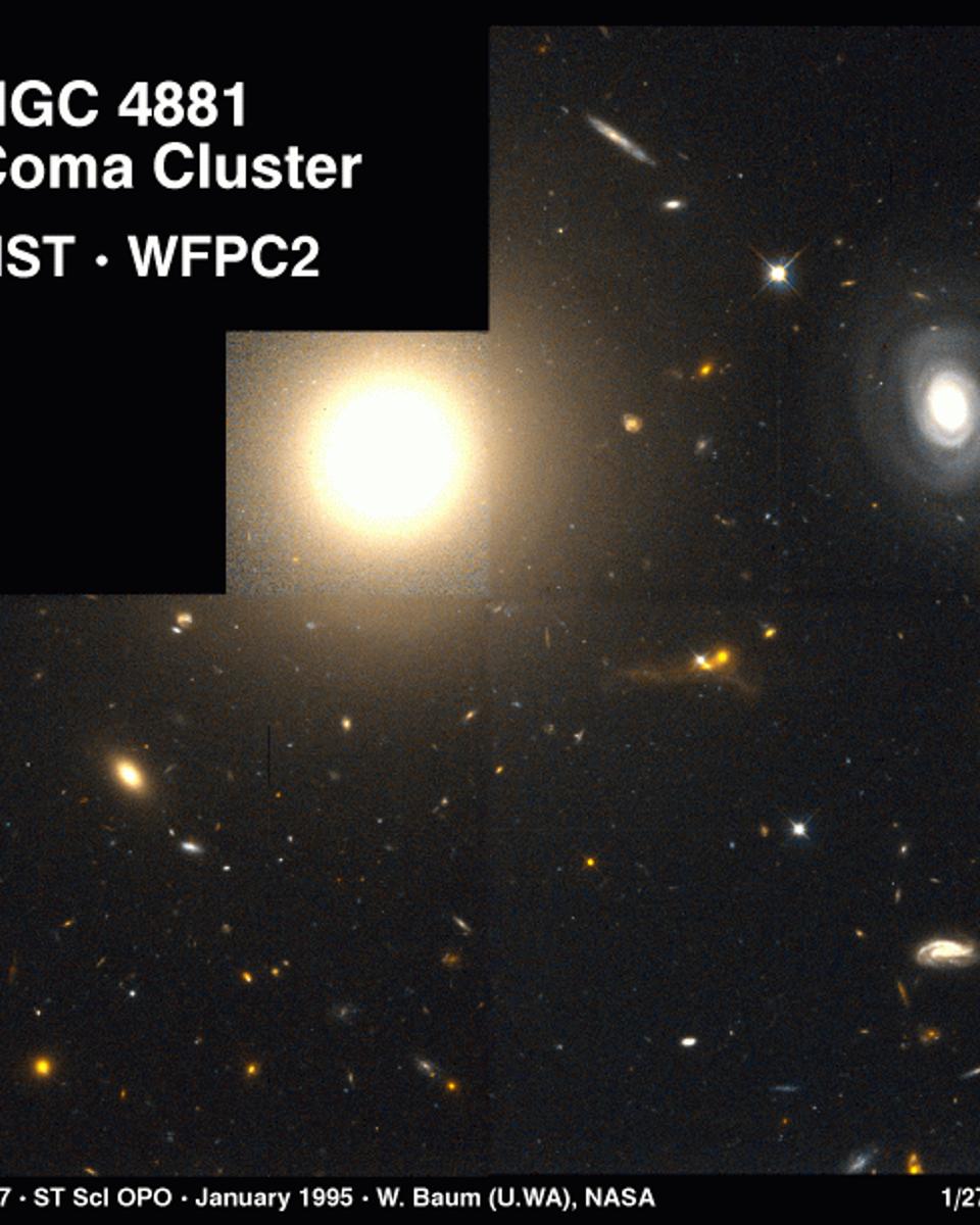 Elliptical Galaxy NGC 4881 in Coma
