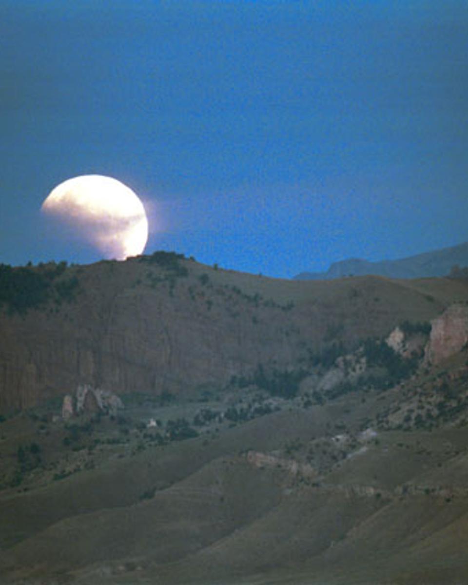 Eclipse Over The Mountain