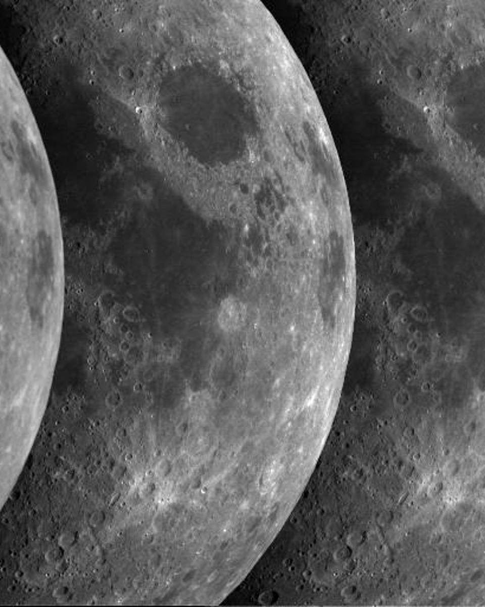 Cassini Images The Moon