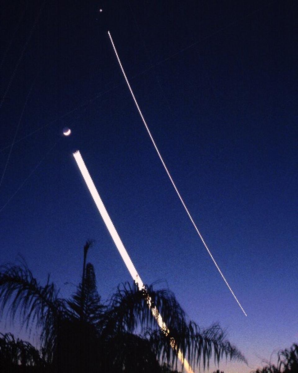 Venus Falls Out of the Evening Sky