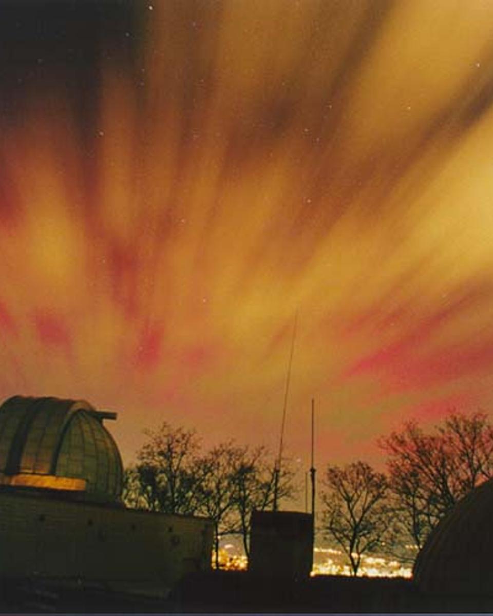 Aurora in Red and Yellow