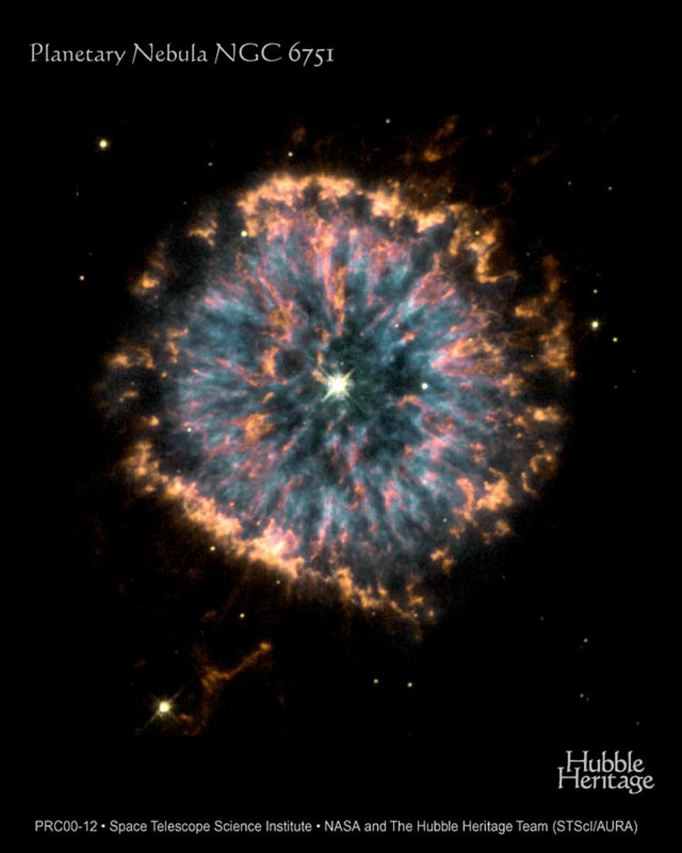 Celebrating Hubble With NGC 6751