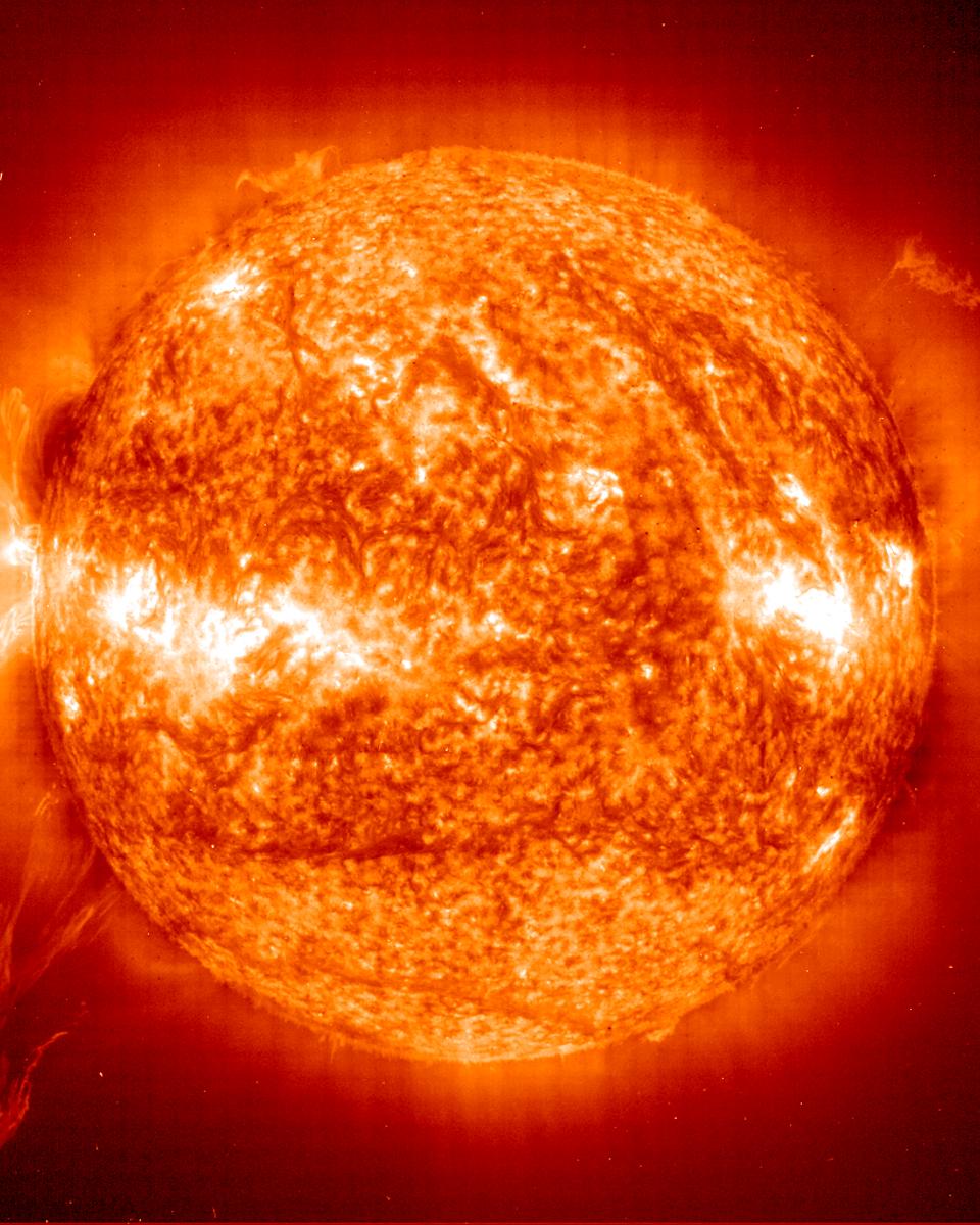 A Twisted Solar Eruptive Prominence