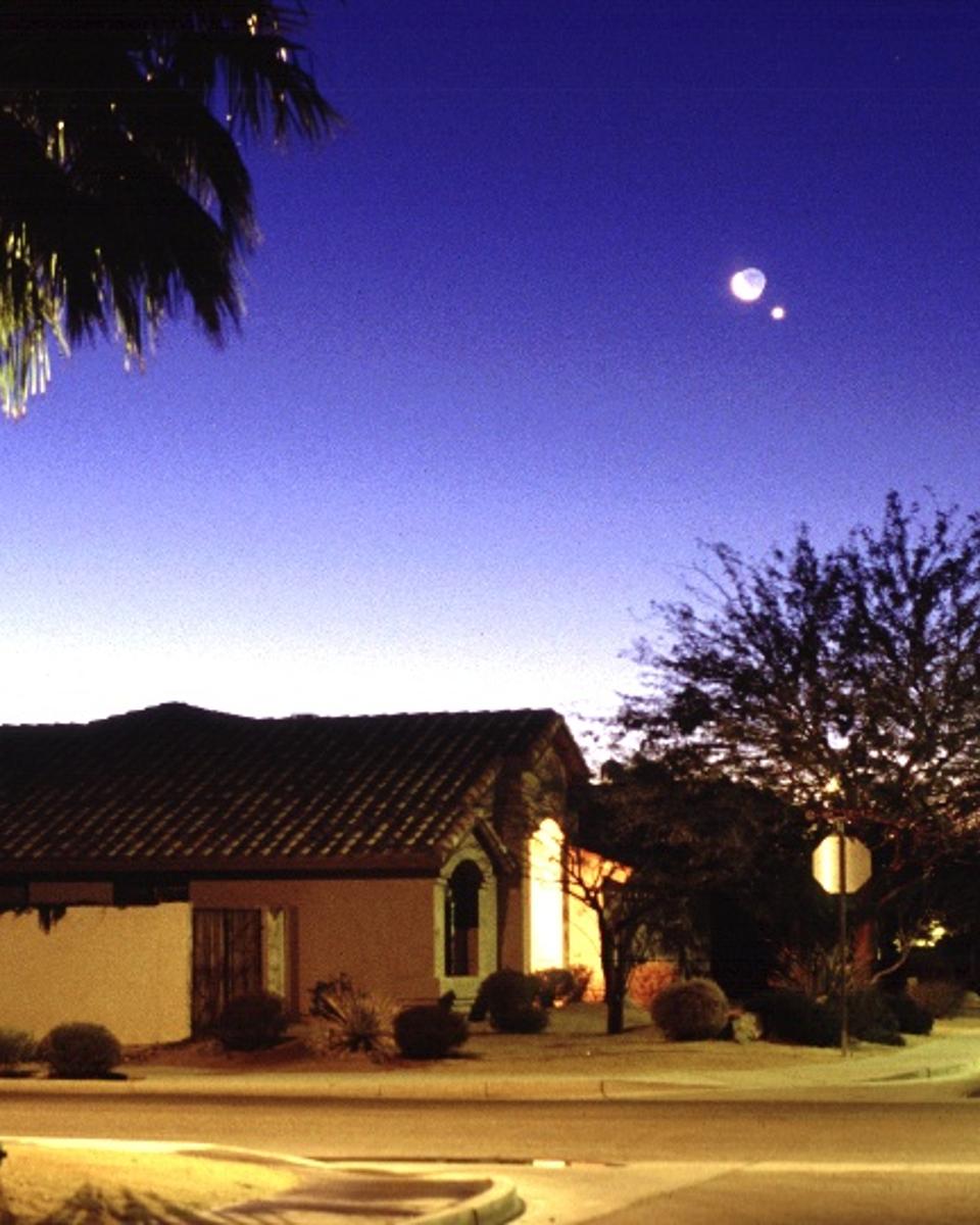 Venus, Moon, and Neighbors