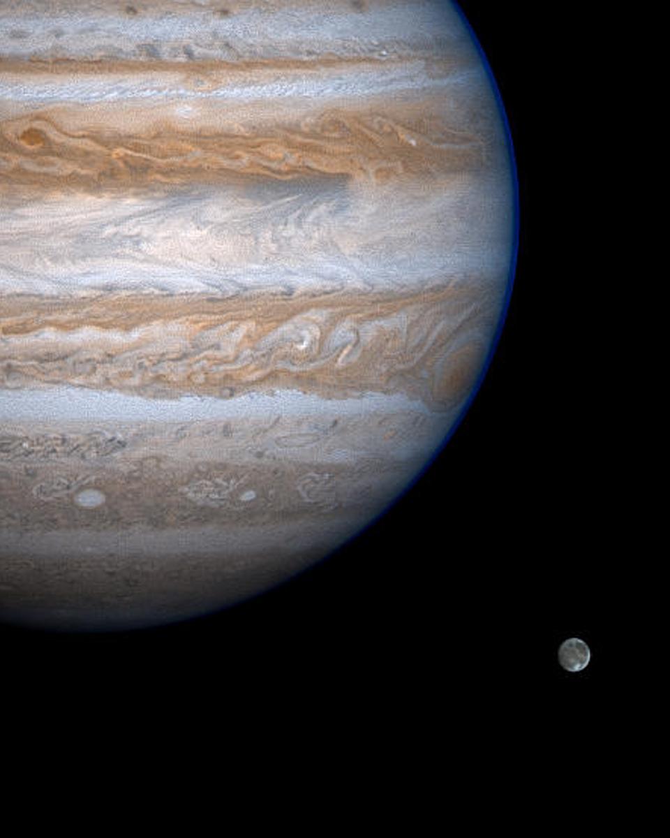 Jupiter Eyes Ganymede