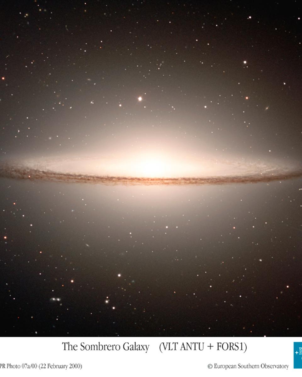 The Sombrero Galaxy from VLT