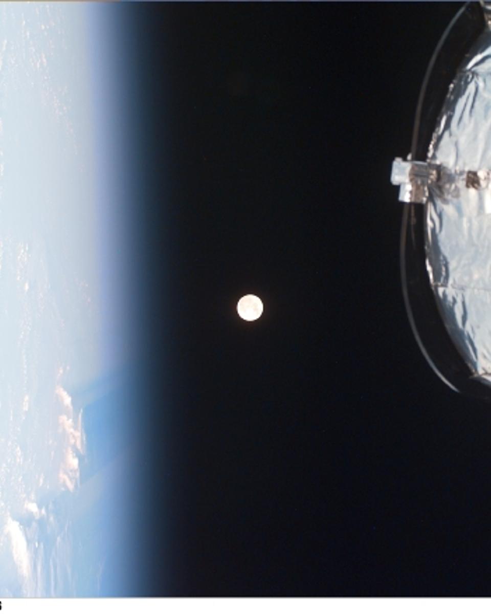 Earth, Moon, Hubble