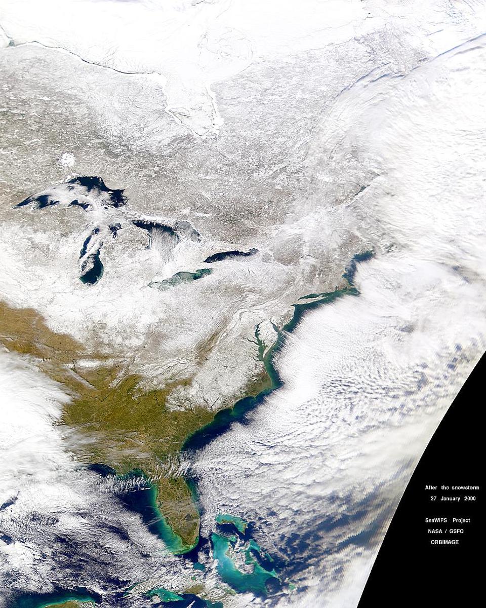 Snowstorm on Planet Earth