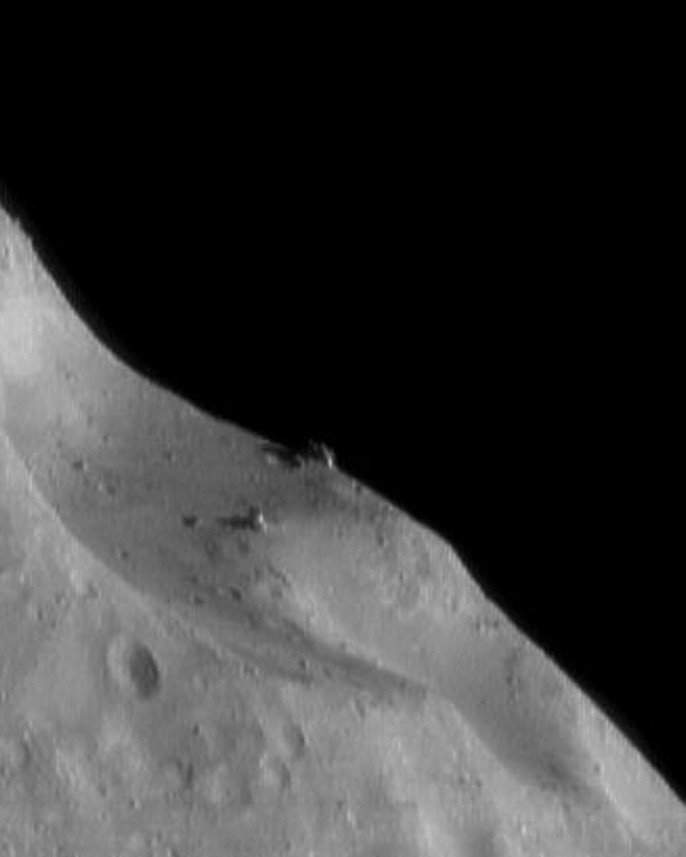 Eros Craters And Boulders