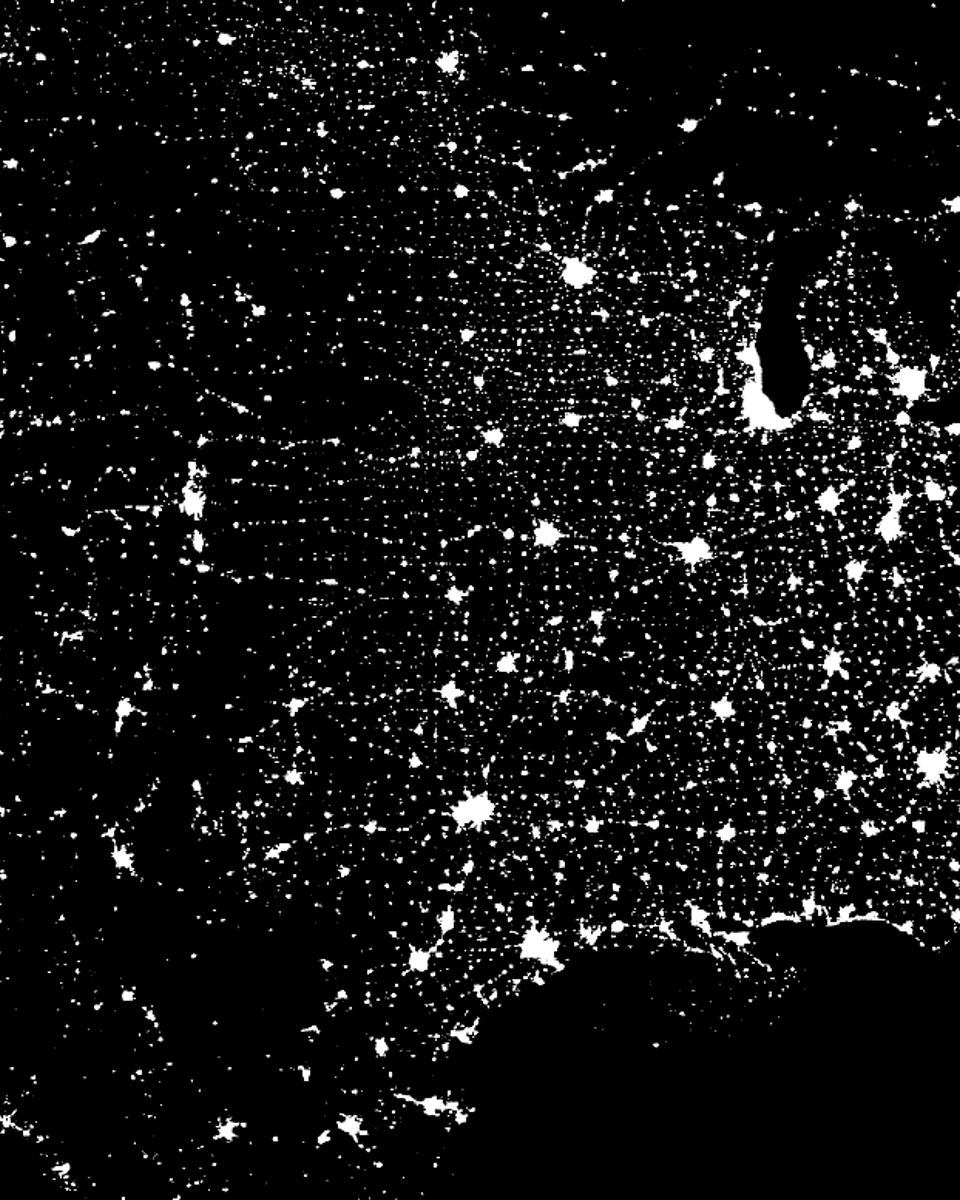 The United States At Night