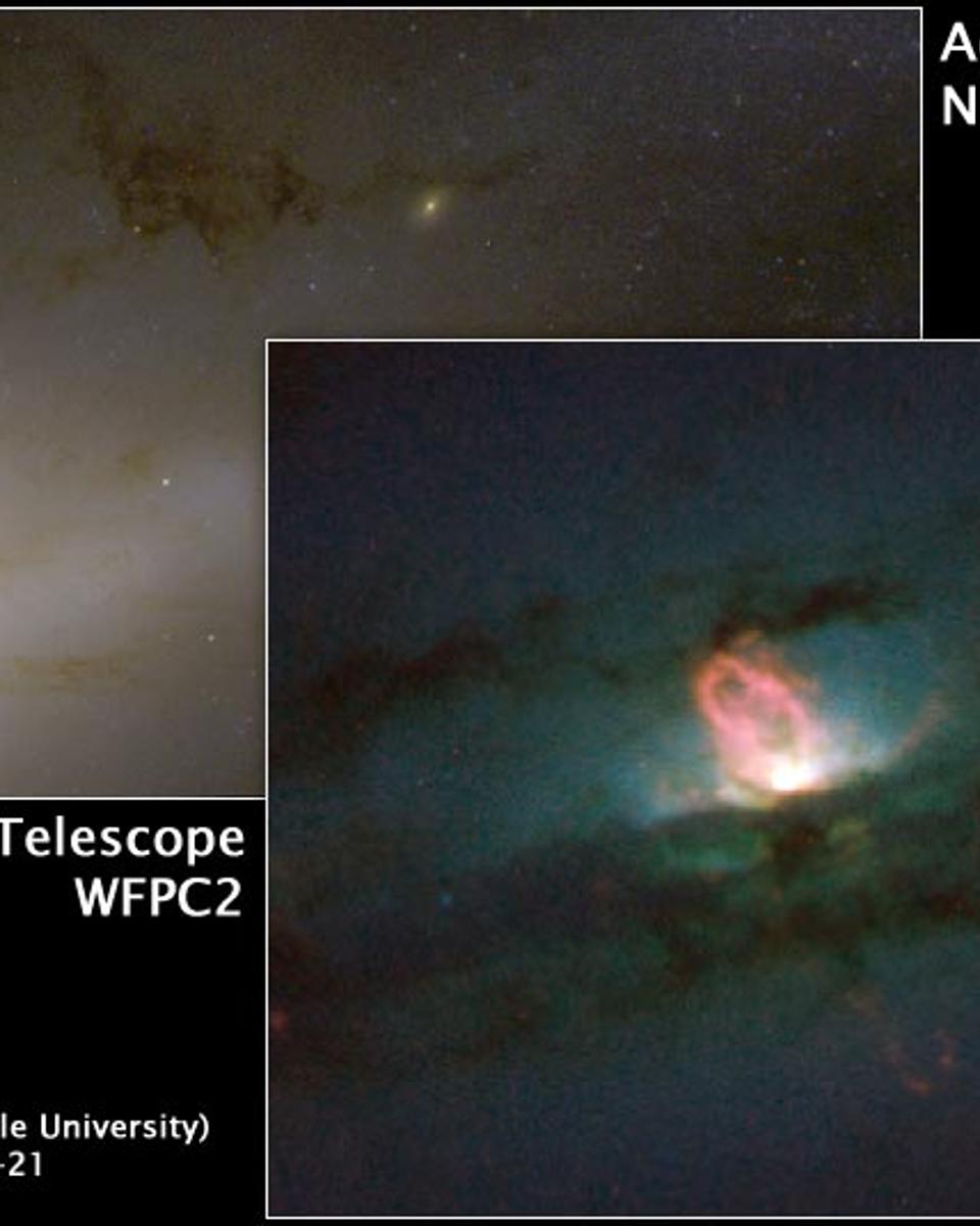 A Bubbling Galaxy Center