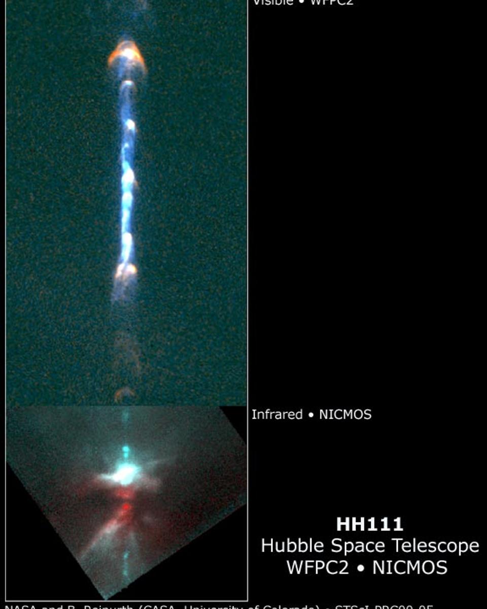 HH111's 12 Light-Year Star Jet