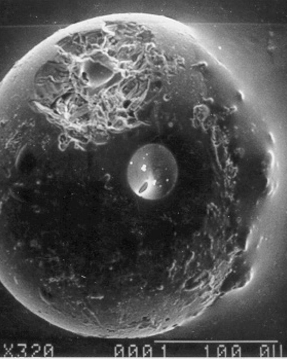 A Spherule from Outer Space