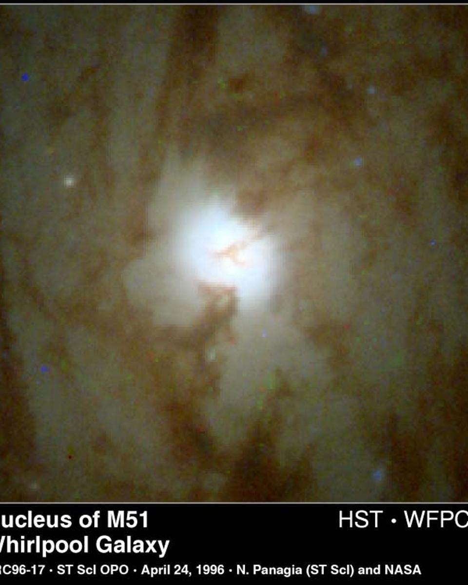 M51: The Center Of The Whirlpool