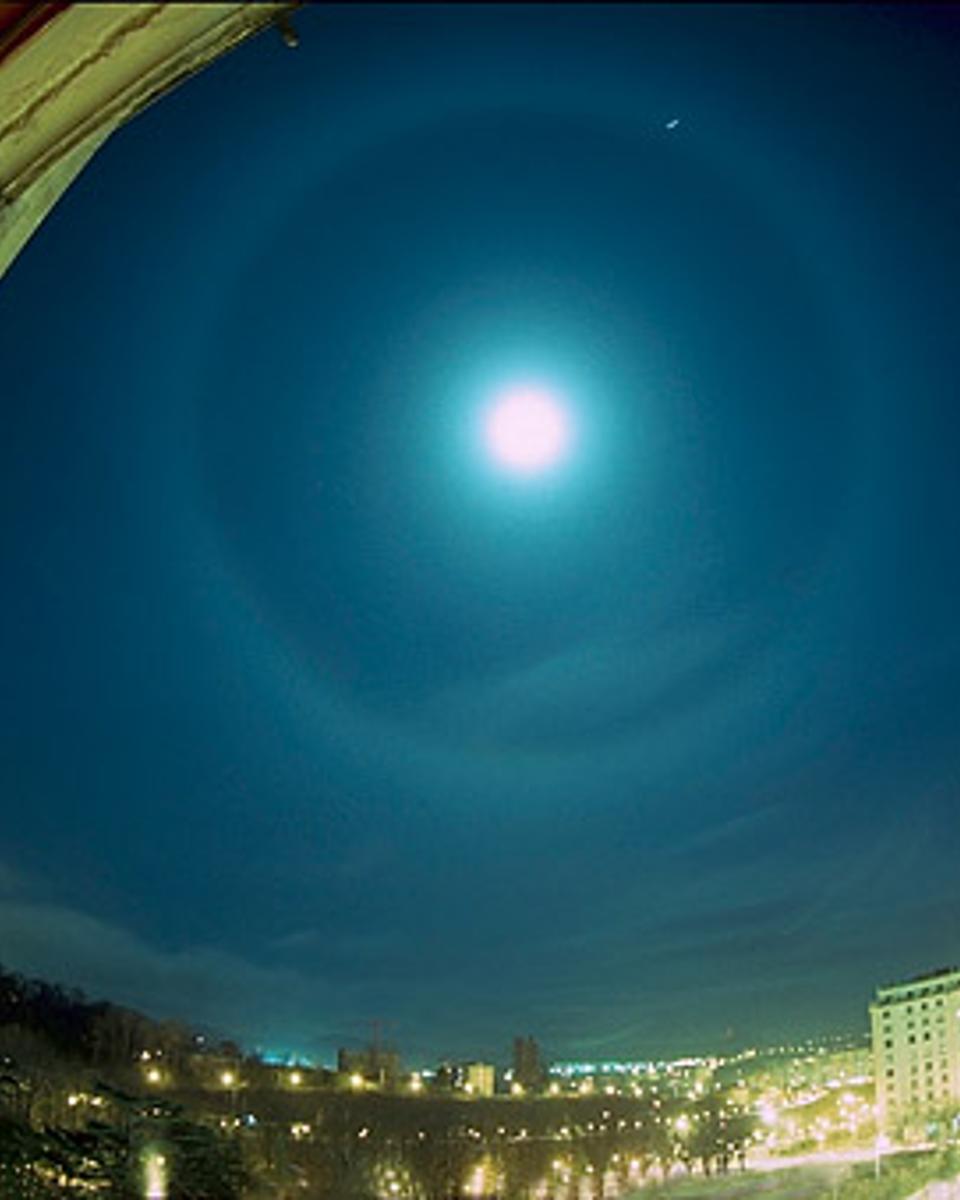 A Halo Around the Moon