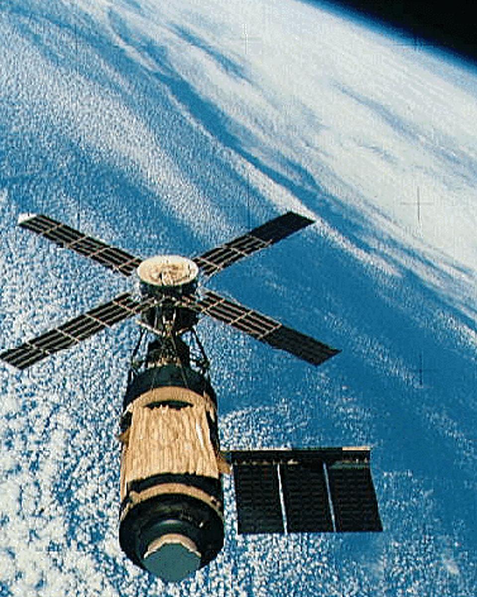 Skylab Over Earth