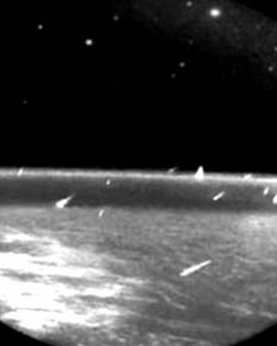 Leonids from Orbit