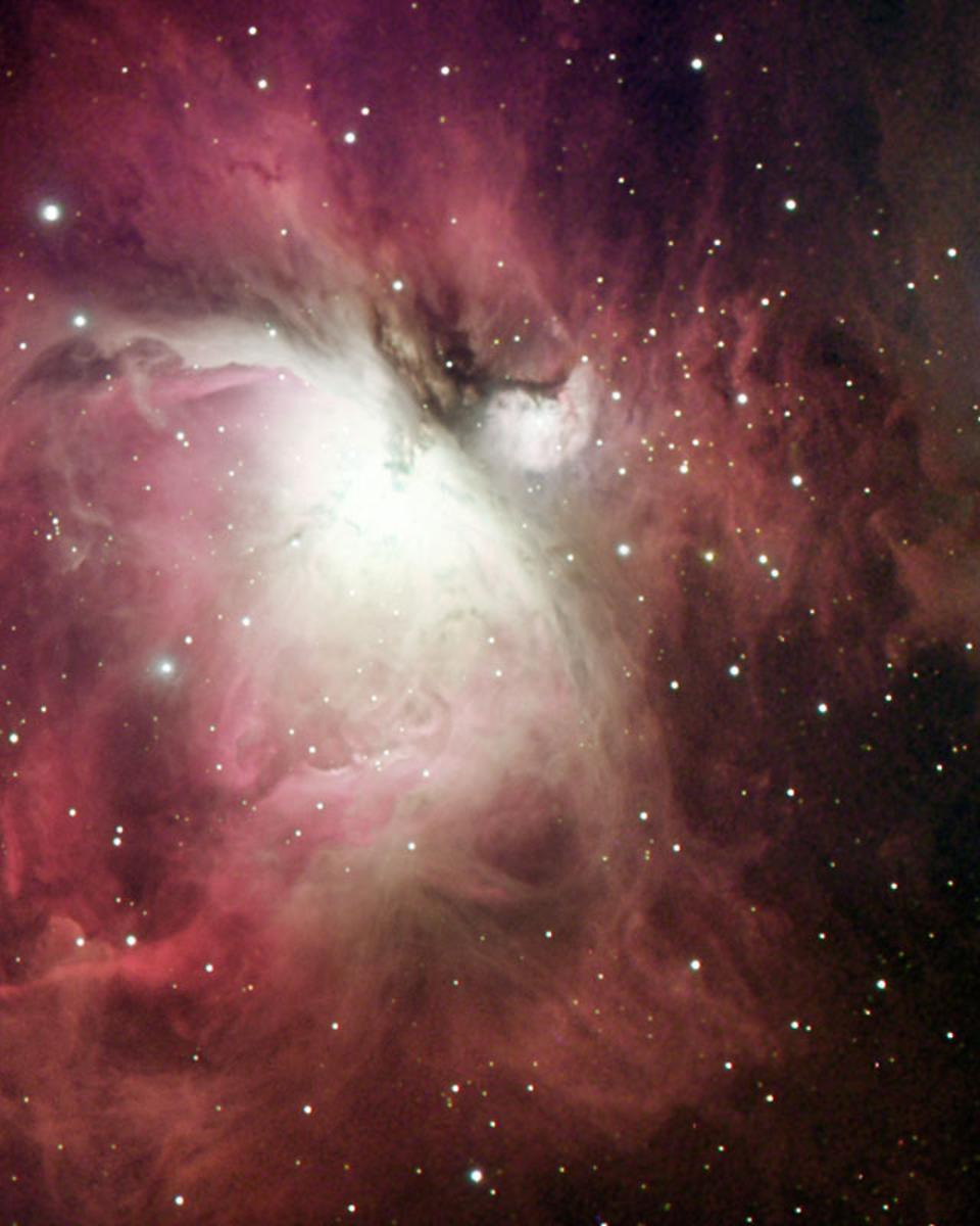 The Orion Nebula in Hydrogen