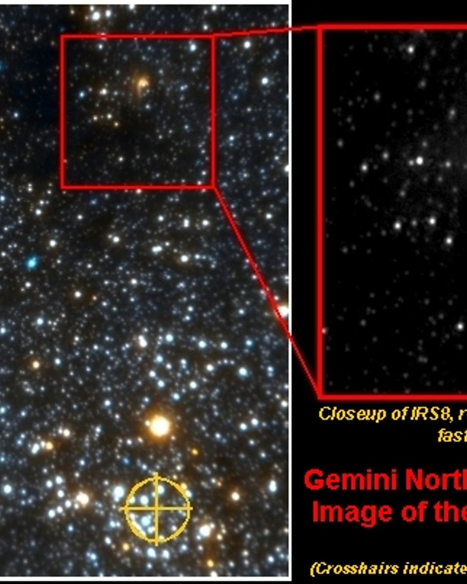 Gemini North Images Bow Shock Near Galactic Center