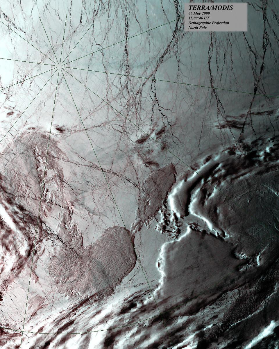 North Pole Below