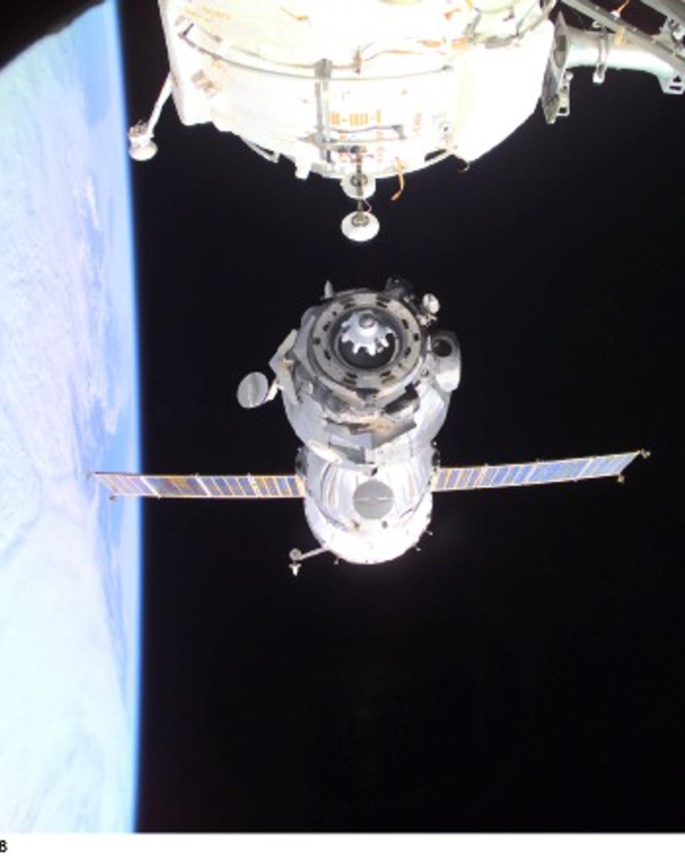 Leaving the International Space Station