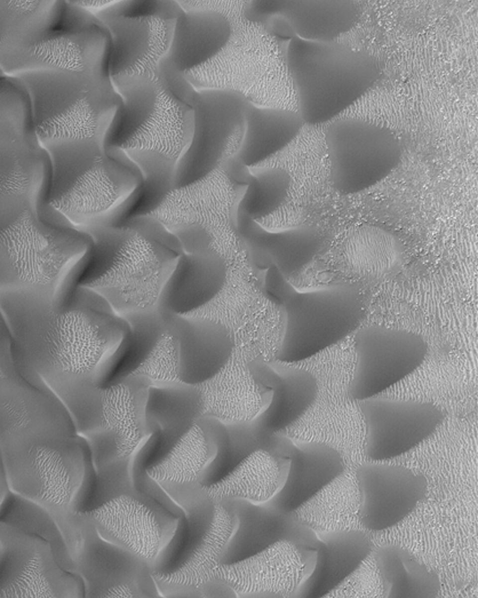 Sand Dunes on Mars