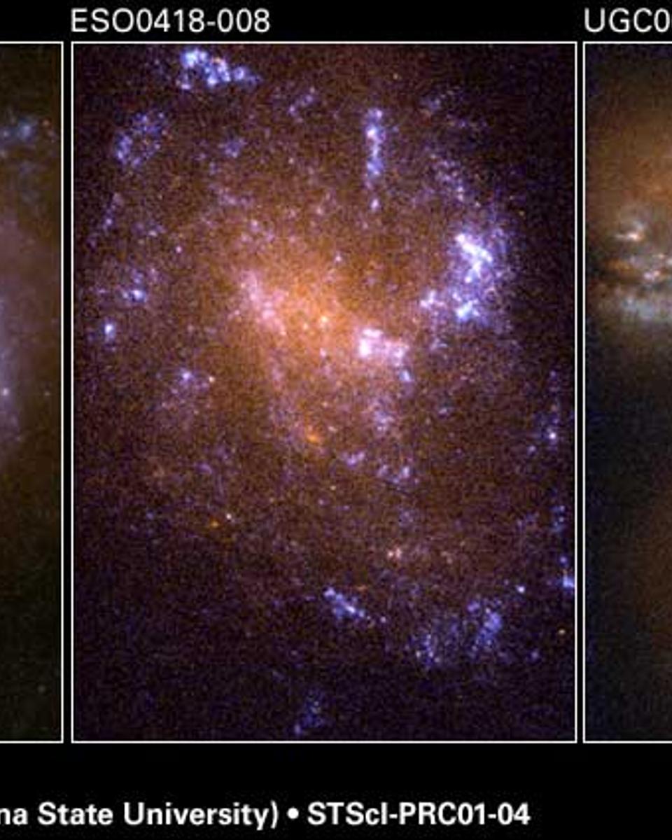 Spiral Galaxy NGC 3310 in Ultraviolet