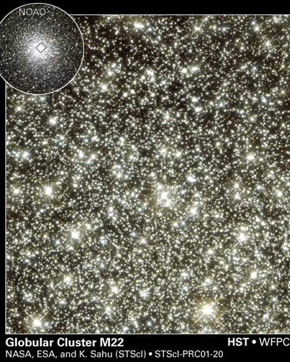 Unusual Flashes Toward Globular Cluster M22