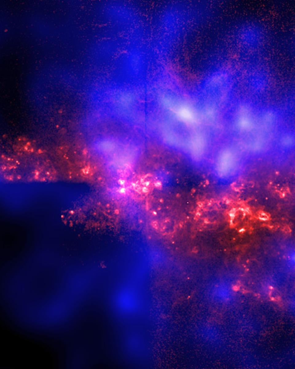 Hot Gas Halo Detected Around Galaxy NGC 4631