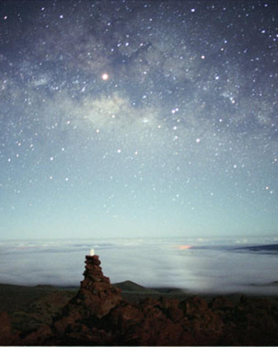 Moonlight, Mars, and Milky Way