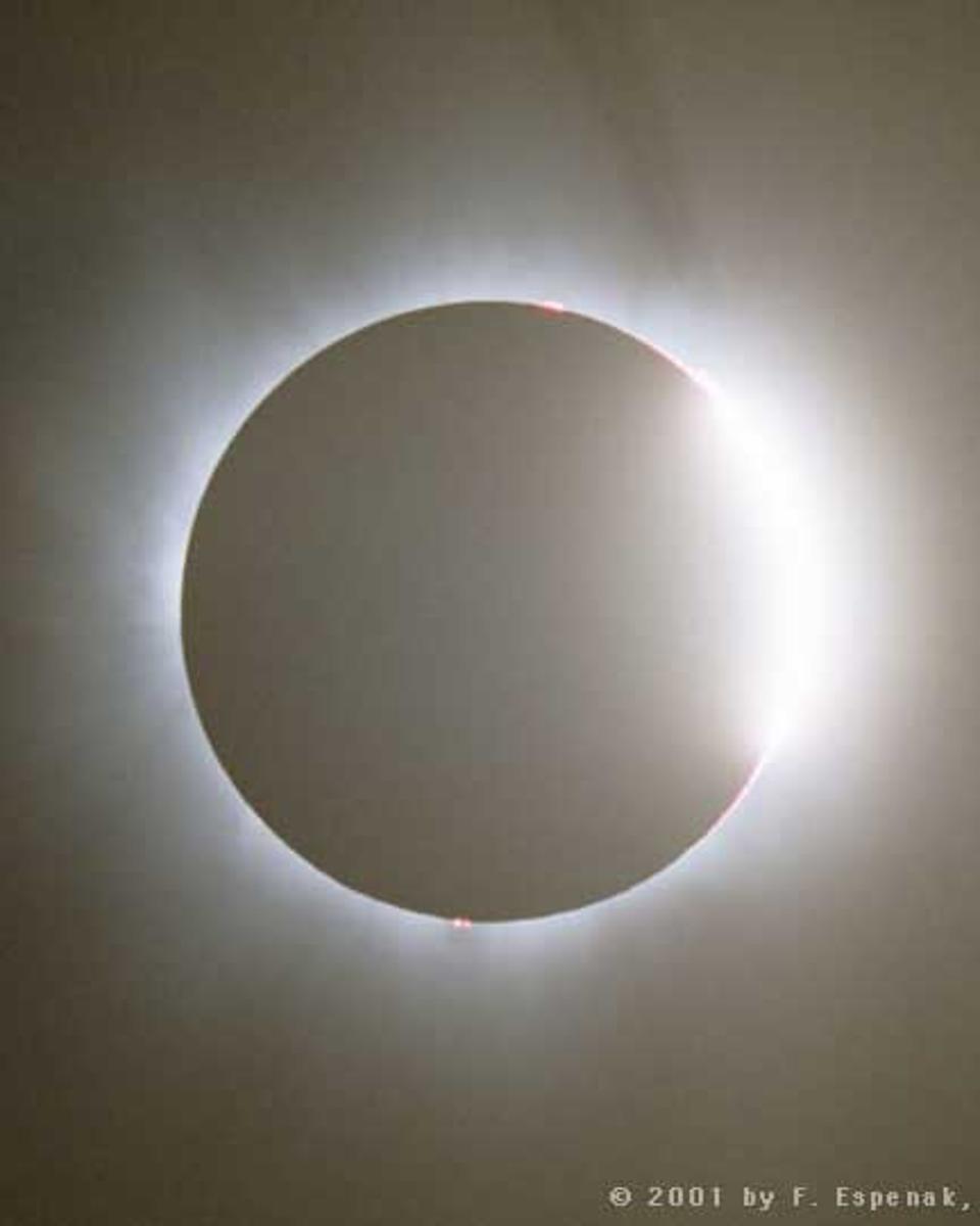 Diamond Ring in the Sun