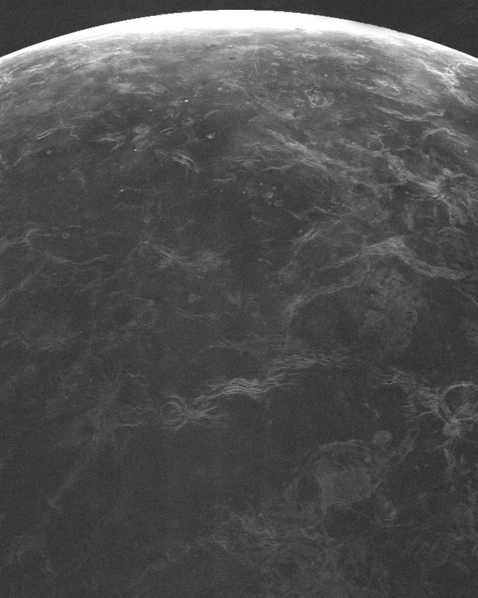 A Radar Image of Venus