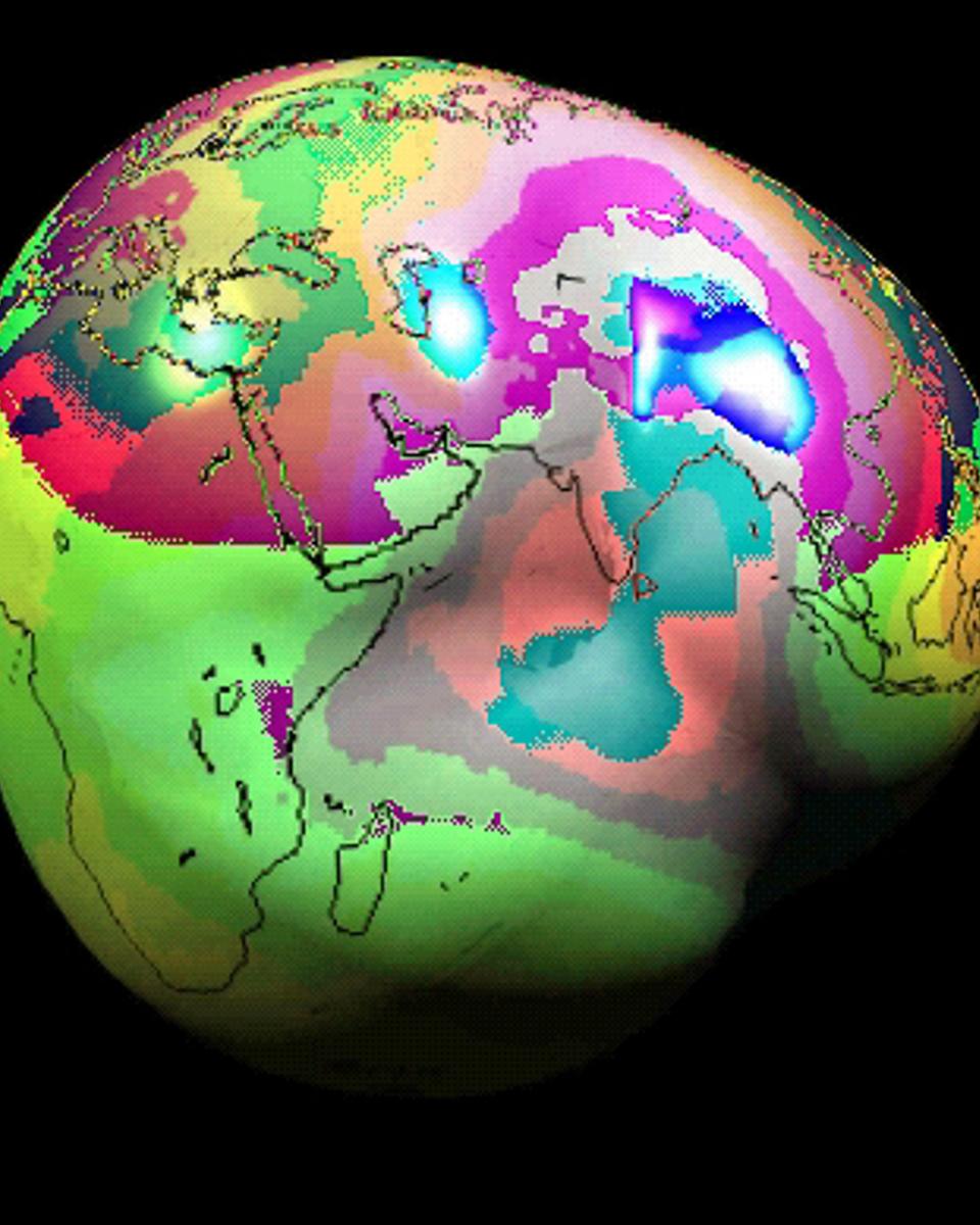 A Gravity Map of Earth