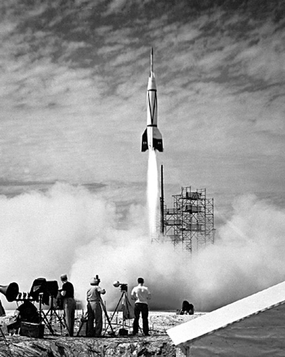 The First Rocket Launch from Cape Canaveral