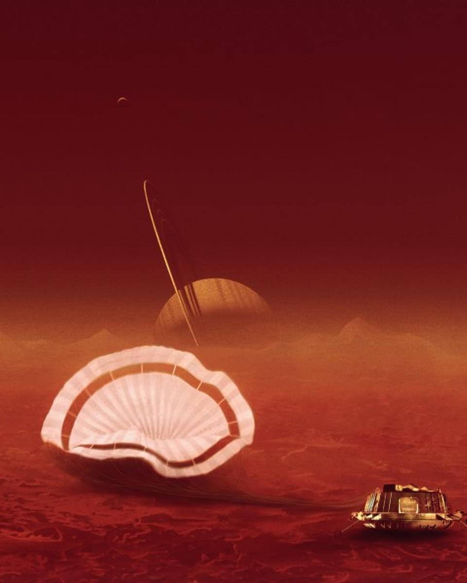 A Portrait of Saturn from Titan
