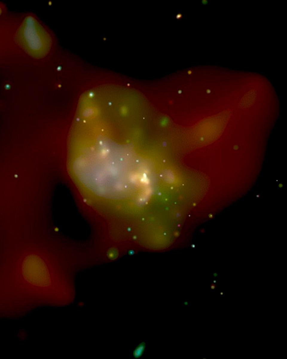 Galactic Center Flicker Indicates Black Hole