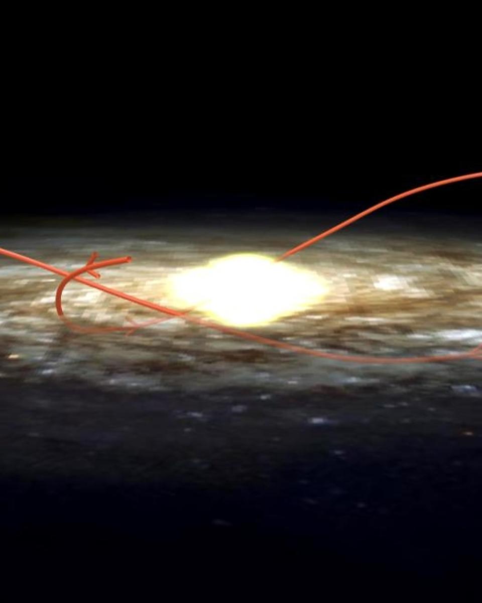 Where a Black Hole Roams
