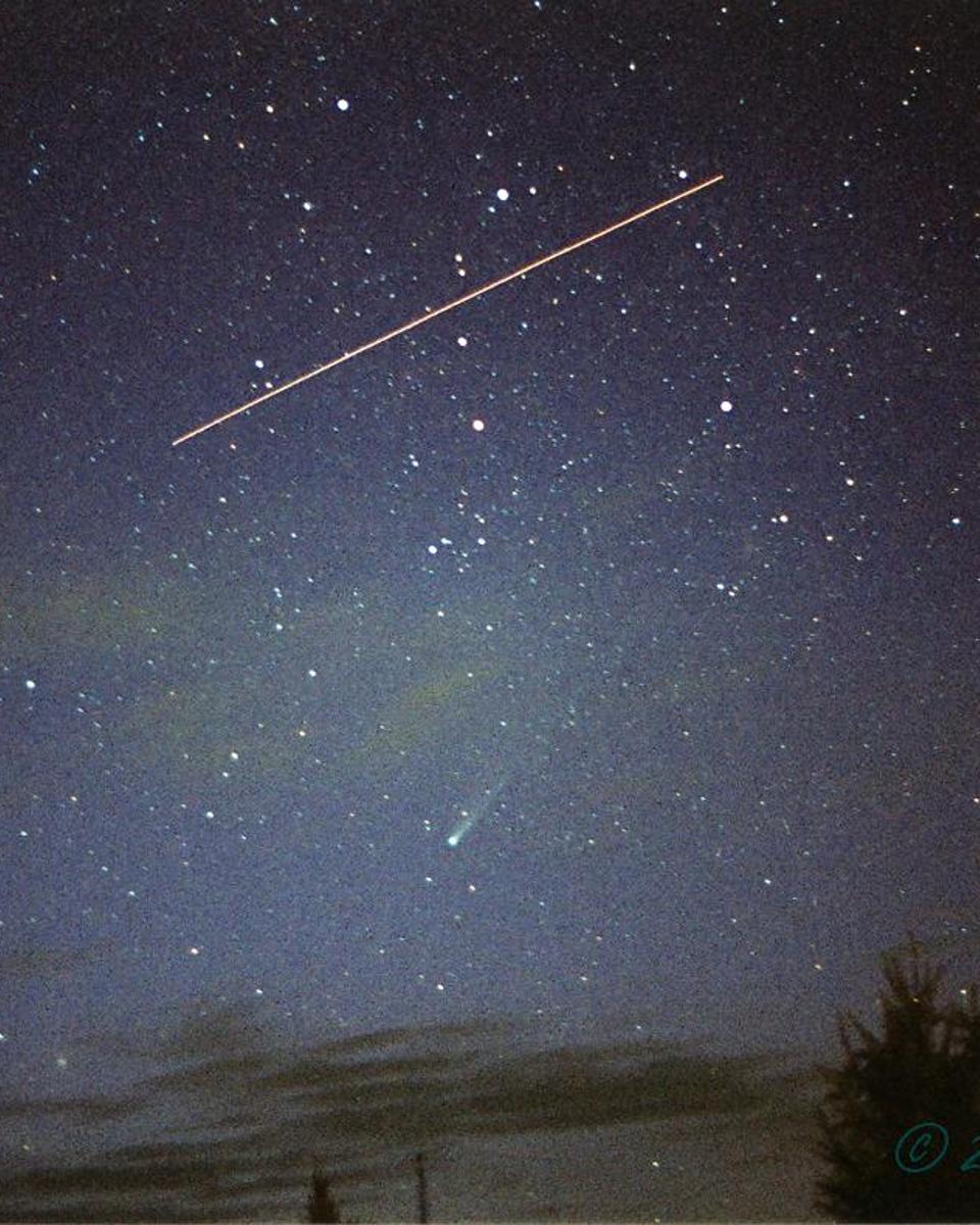 Comet Ikeya-Zhang Meets The ISS