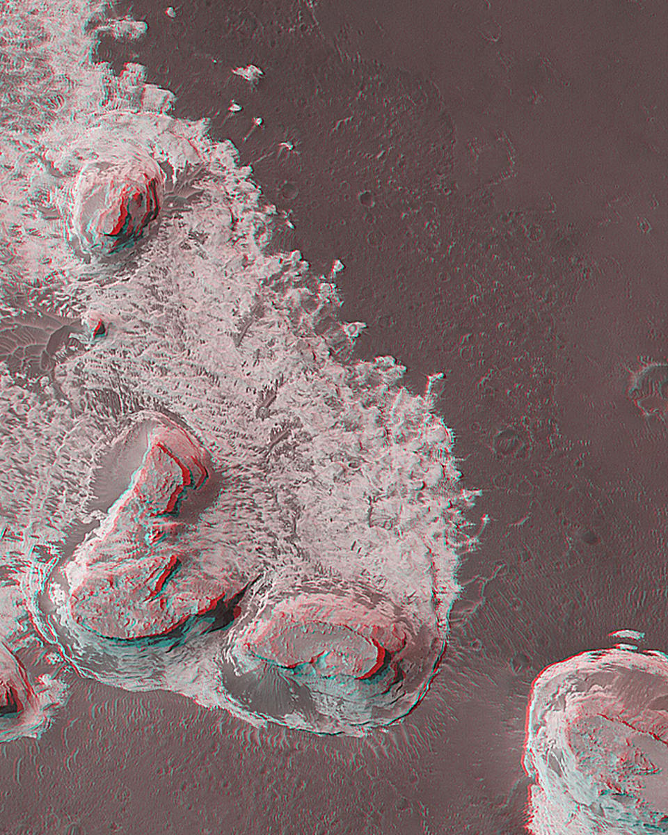 3D Mars: Northern Terra Meridiani
